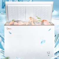 Midea 美的 冰柜 冷藏冷冻两用 301L大容量卧式冷柜 一级能效BD/BC-301KM(E)