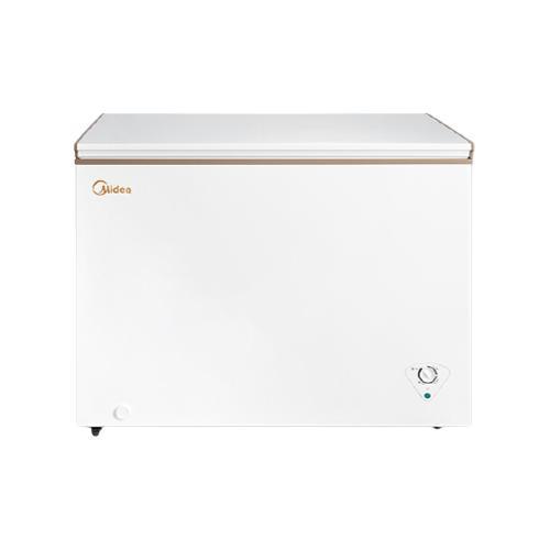 Midea 美的 301L大容量冰柜家用商用卧式冷柜全冷冻保鲜节能囤货减霜冰箱