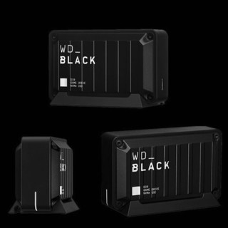 Western Digital 西部数据 WD Black D30系列 USB 3.2 移动固态硬盘 Type-C