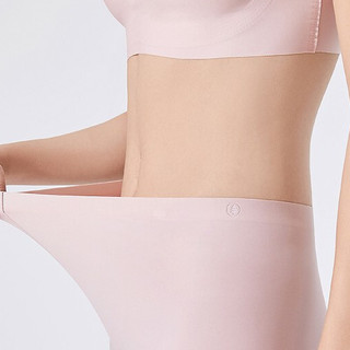 松山棉店 裸感系列 AQ122-104244 女士九分打底裤 粉色