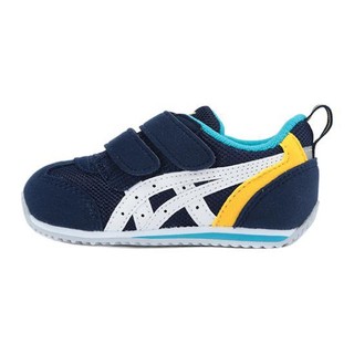 ASICS 亚瑟士 IDAHO BABY 3 婴幼儿学步鞋 TUB165-5001 米黄色/海军蓝 22.5码