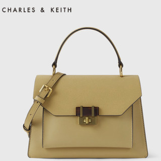 CHARLES & KEITH CK2-50270625 女士复古单肩凯莉包