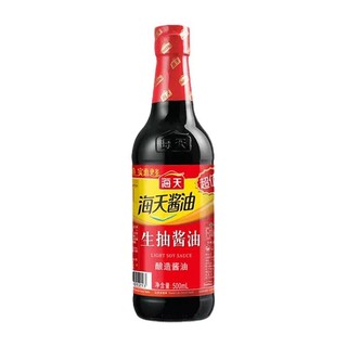 海天 生抽酱油500ml/瓶家用