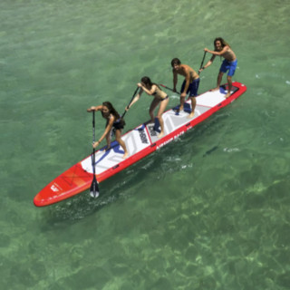 AQUA MARINA 乐划  MULTI-PERSON系列 AIRSHIP RACE sup充气式桨板 BT-20AS 红色 6.7m