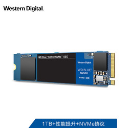 Western Digital 西部数据 WD西部数据SN550 1TB西数SN550 2TB蓝盘固态硬盘笔记本台式机固态