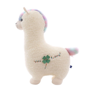 吉娅乔（Ghiaccio） 梦幻羊驼抱枕毛绒玩具 38cm
