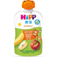 HiPP 喜宝 有机果泥 2段苹果香蕉泥*7袋