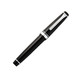SAILOR 写乐 RAK44-158 平顶大型21K钢笔 黒杆银夹双色尖2037 F +吸墨器