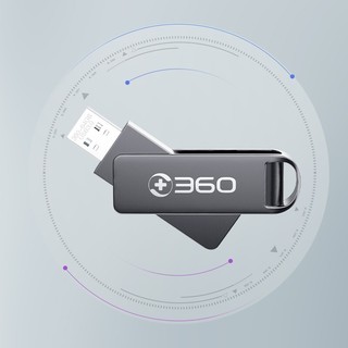 360 旋转系列 CU-08 USB3.0 U盘 黑色 32GB USB