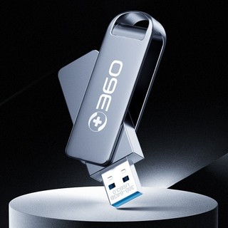 360 旋转系列 CU-08 USB3.0 U盘 黑色 64GB USB