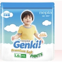 天猫U先：nepia 妮飘 Genki!系列 婴儿纸尿裤 L6片