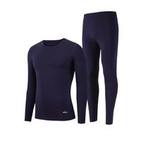 SEVEN 柒牌 男士秋衣秋裤套装 119FT72000 藏青色 M