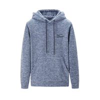 HLA 海澜之家 男士连帽卫衣 HNZWJ3R051A51 灰蓝 M