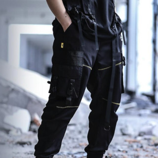 CAT 卡特彼勒 X 隐蔽者联名款 男士休闲工装裤 CJ1WPP50151C09 黑色 XXL