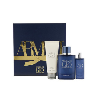 GIORGIO ARMANI 寄情男士隧蓝版 香水套盒（EDP40ml+EDP15ml+沐浴露75ml）