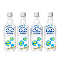 C&C 汽水 乳酸味 500ml*4瓶