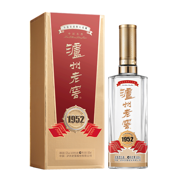 泸州老窖 1952 52%vol 浓香型白酒 500ml 单瓶装