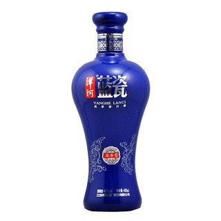 洋河白酒 口感绵柔浓香型 蓝瓷 42度480ML单瓶