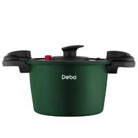 Debo 德铂 DEP-DS249 压力锅(24cm、5.5L、铁、绿色)