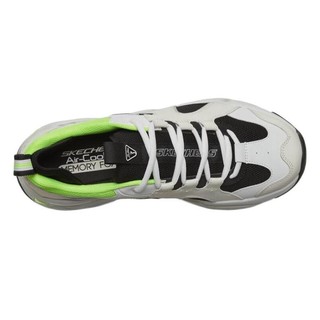 SKECHERS 斯凯奇 D'LITES 3.0  男子休闲运动鞋 999052/WBKY  白色/黑色/绿色 41.5