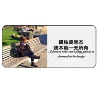 Langtu 狼途 sbd-6 鼠标垫 800mm*300mm*3mm 孤独是常态