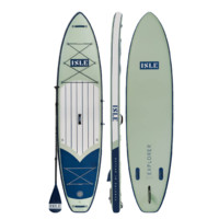 ISLE（冲浪板） EXPLORER sup充气式桨板 绿色 3.5m