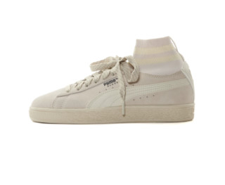 PUMA 彪马 Suede classic sock li 女子休闲运动鞋 37256202 桦木色-米白色 38