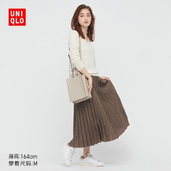 UNIQLO 优衣库 439491 女装打褶半身裙