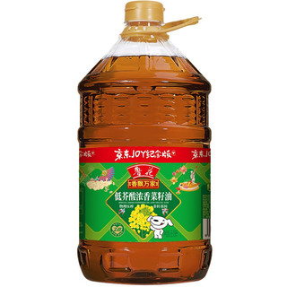 食用油 香飘万家系列 低芥酸浓香菜籽油 6.09L