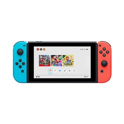 Nintendo 任天堂 海外版 Switch游戏主机 续航增强版 红蓝