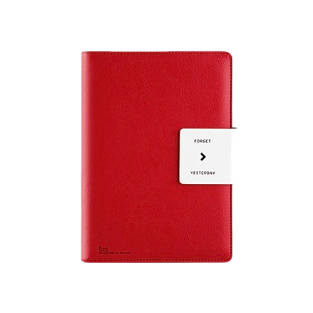 fizz 飞兹 FZ330005 A5皮面笔记本 红色 80张 单本