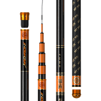 JIADIAONI 佳钓尼 霸道 鱼竿 黑/橙 5.4M 轻量版