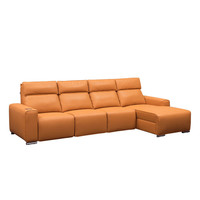 ZUOYOU 左右家私 DZY5112 云皮功能沙发 转二件正向+休单 枫帆黄