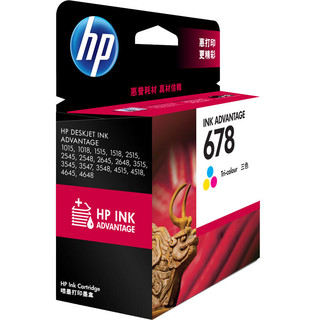 HP 惠普 678 CZ108AA 墨盒 彩色 单个装