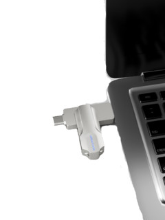 MOVE SPEED 移速 灵动 YSULDP USB3.0 U盘 银色 64GB USB-C/双口+Micro转接头