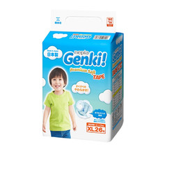 nepia 妮飘 Genki!系列 婴儿纸尿裤 XL26片