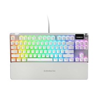 Steelseries 赛睿 Apex 7 TKL 限量款 87键 有线机械键盘 白色 赛睿QX2红轴 RGB