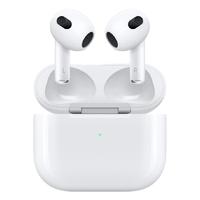 京东百亿补贴、PLUS会员：Apple 苹果 AirPods 3 MagSafe充电盒版 半入耳式真无线蓝牙耳机 白色