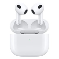 Apple 苹果 AirPods 3 闪电充电盒版 半入耳式真无线蓝牙耳机 白色