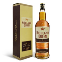 HIGHLAND QUEEN 高地女王 plus：高地女王 8年苏格兰调和威士忌 40%vol 700ml 礼盒