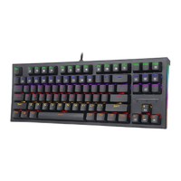 MSI 微星 GK50Z MINI 机械键盘 87键 红轴 黑色