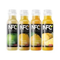农夫山泉 纯果汁nfc300ml果汁饮料 4口味各3瓶