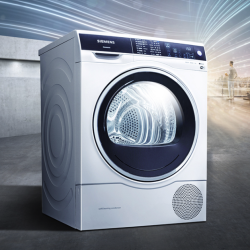 siemens 西门子 iq500系列 wt47u6h00w 热泵式烘干机 9kg 白色