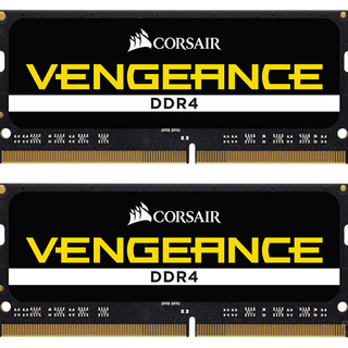 USCORSAIR 美商海盗船 复仇者系列 DDR4 2666MHz 笔记本内存 普条 黑色 8GB CMSX8GX4M1A2666C18