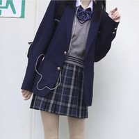 Swallowjk 燕子家的JK校服 幻月之海 JK制服 日系格裙