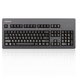 CHERRY 樱桃 Cherry）G80-3000LPCEU-2 游戏办公机械键盘 黑色 黑轴