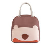 班哲尼 胖哈哈便当包 22*23*16cm 咖啡色