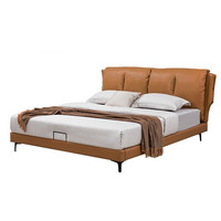  顾家家居 KUKA  DS2883B 意式真皮床