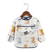 启蒙依依 7758 儿童卡通吃饭罩衣 鳄鱼 110cm