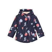 Souhait 水孩儿 SHODGD30CC823 女童花型厚风衣 藏蓝 130cm